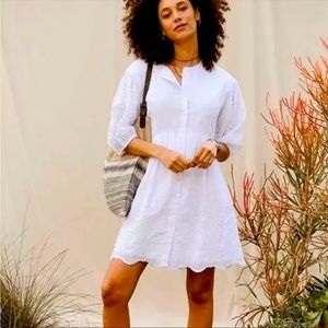 Matilda Jane Good Hart Montrose white eyelet dress  nwt size large